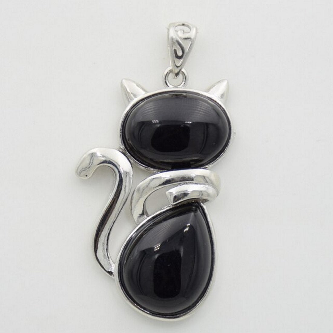 Collar Gato Cuarzo Onix