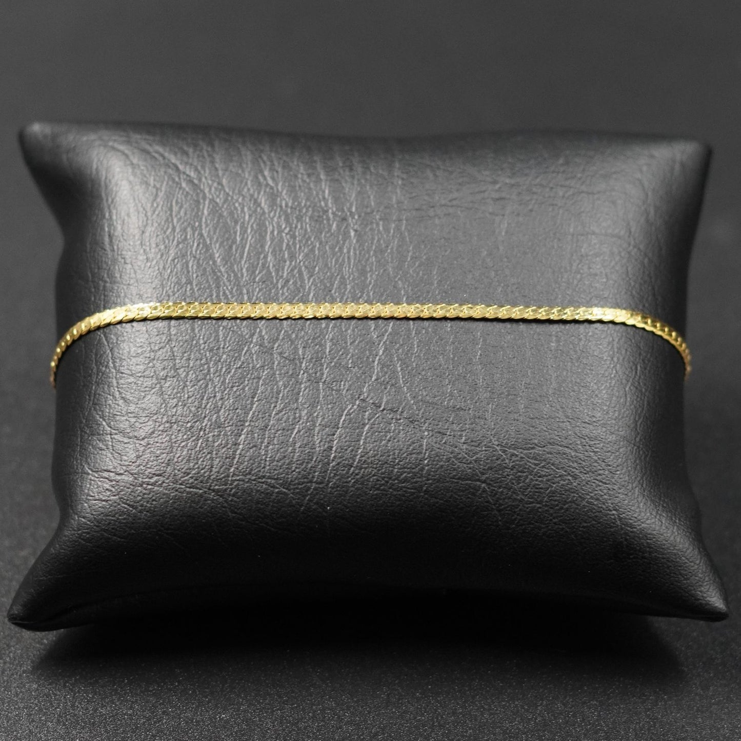 Pulsera Rodio Plana Dorada