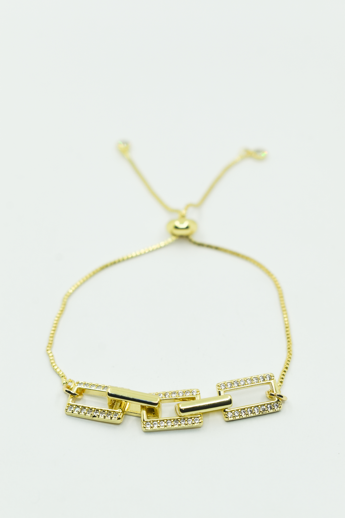 MANILLA DORADA RECTANGULOS BRILLANTES