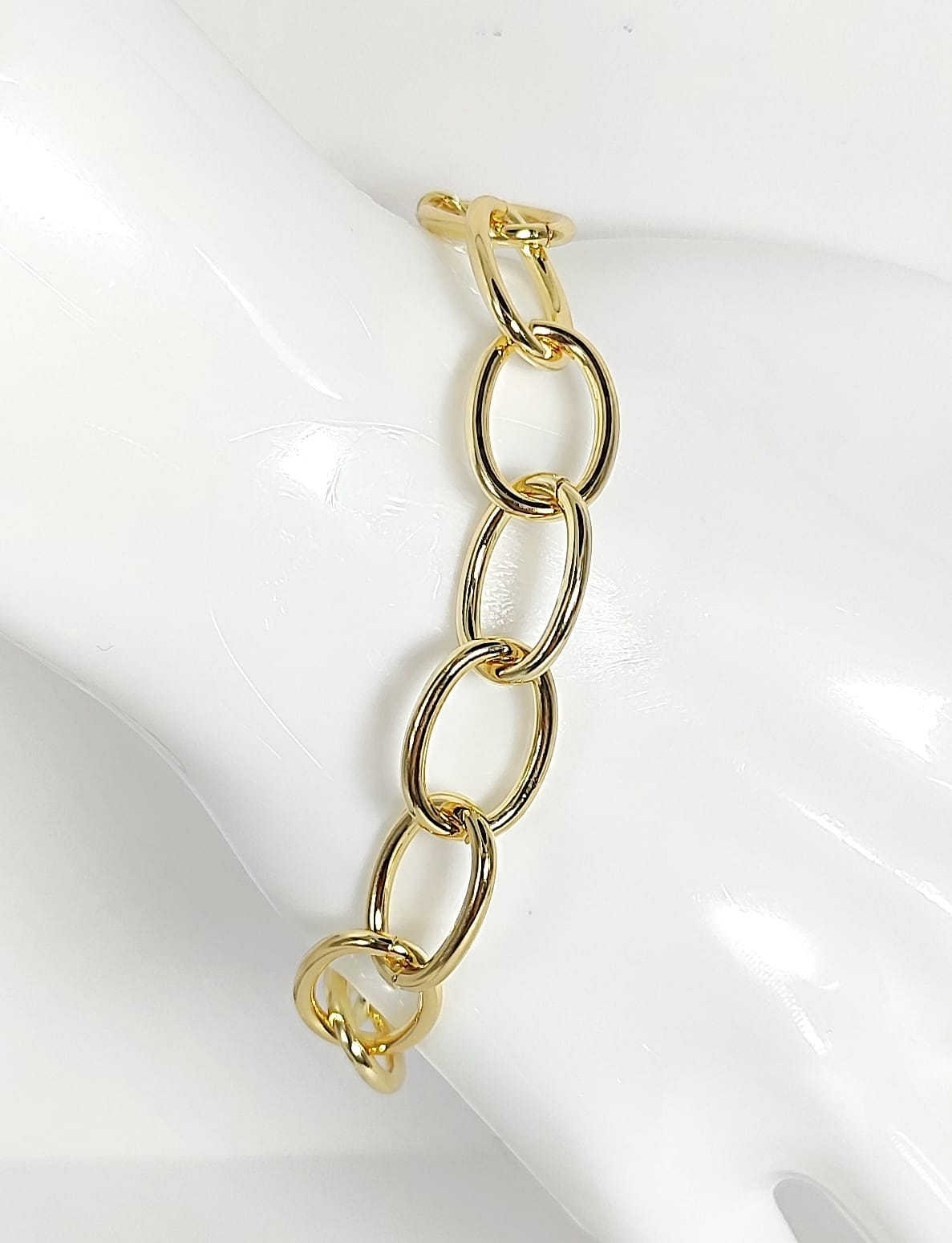 MANILLA DE FLORES DORADAS