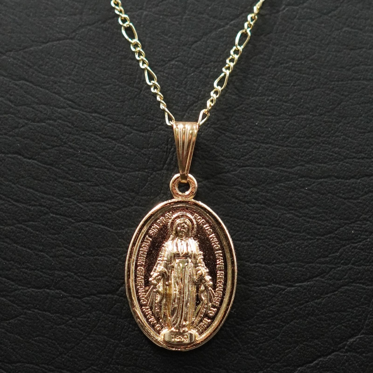 Cadena-Dije Virgen Milagrosa Dorada Cart
