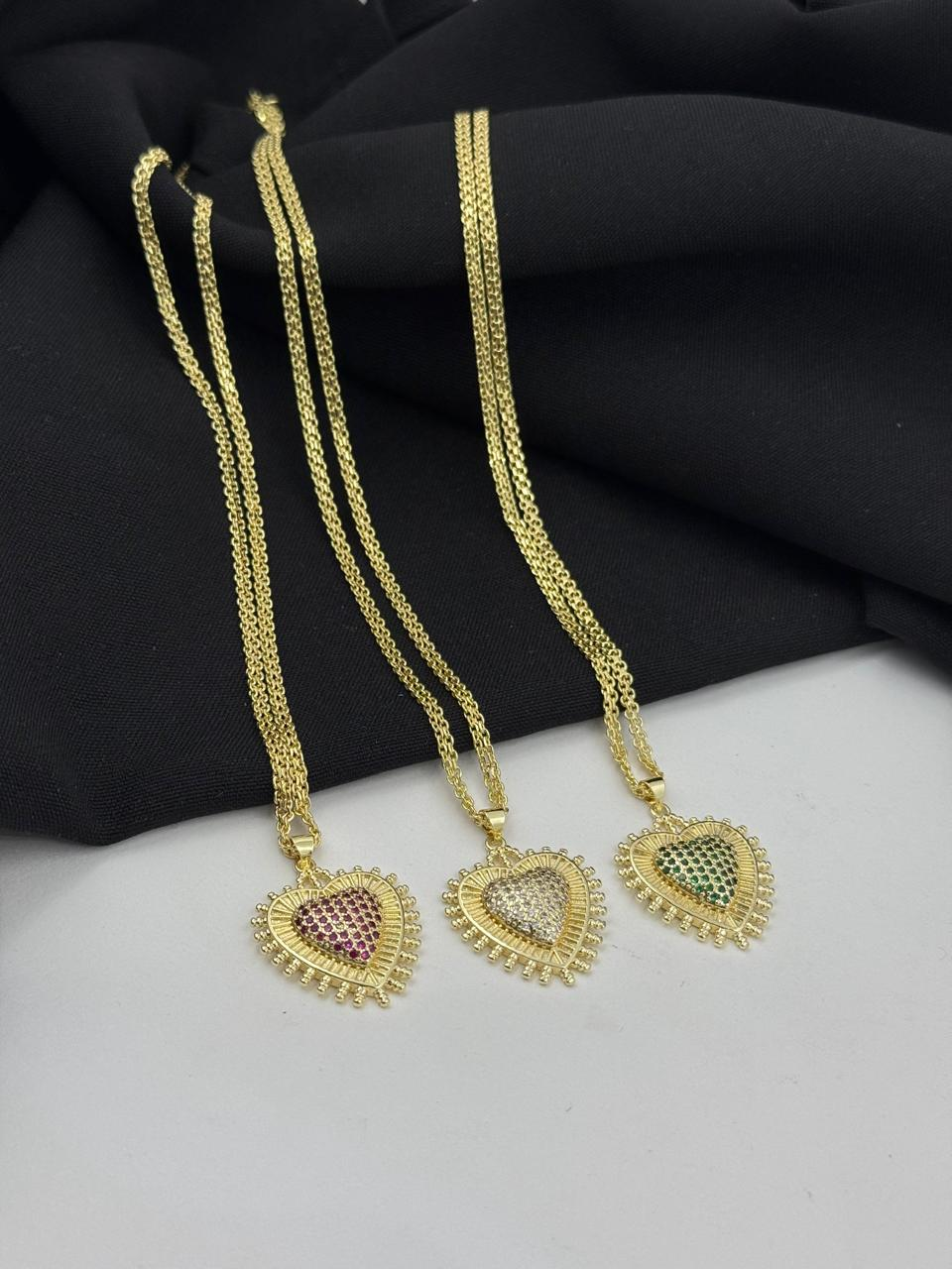 CADENA CHINES DIJE CORAZONES