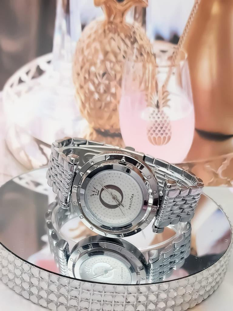 RELOJ PANDORA D ACERO