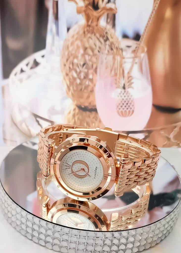 RELOJ PANDORA D ACERO