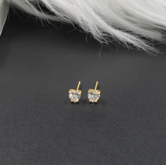 TOPO CORAZON BLANCO TIPO DIAMANTE DORA#5