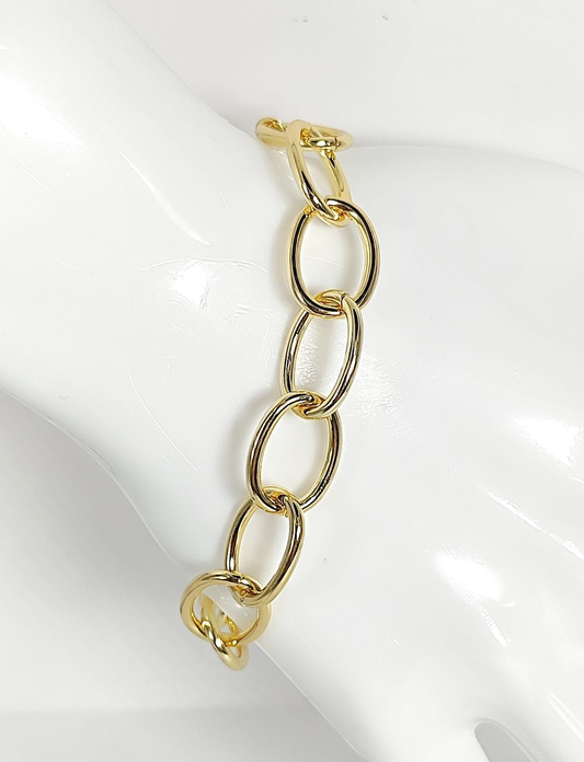 MANILLA DE FLORES DORADAS