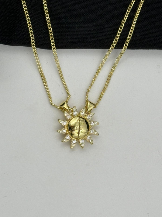 CADENA DIJE PAREJAS SOL IMAN