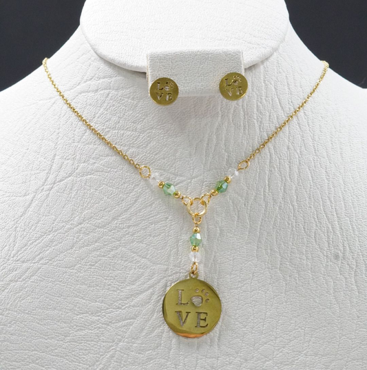 JUEGUITO CORBATIN MURANO LOVE VERDE